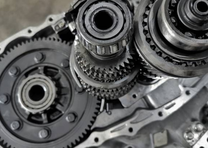 KB oil seal - Springless rotary shaft seal KB type in an industrial gearbox.